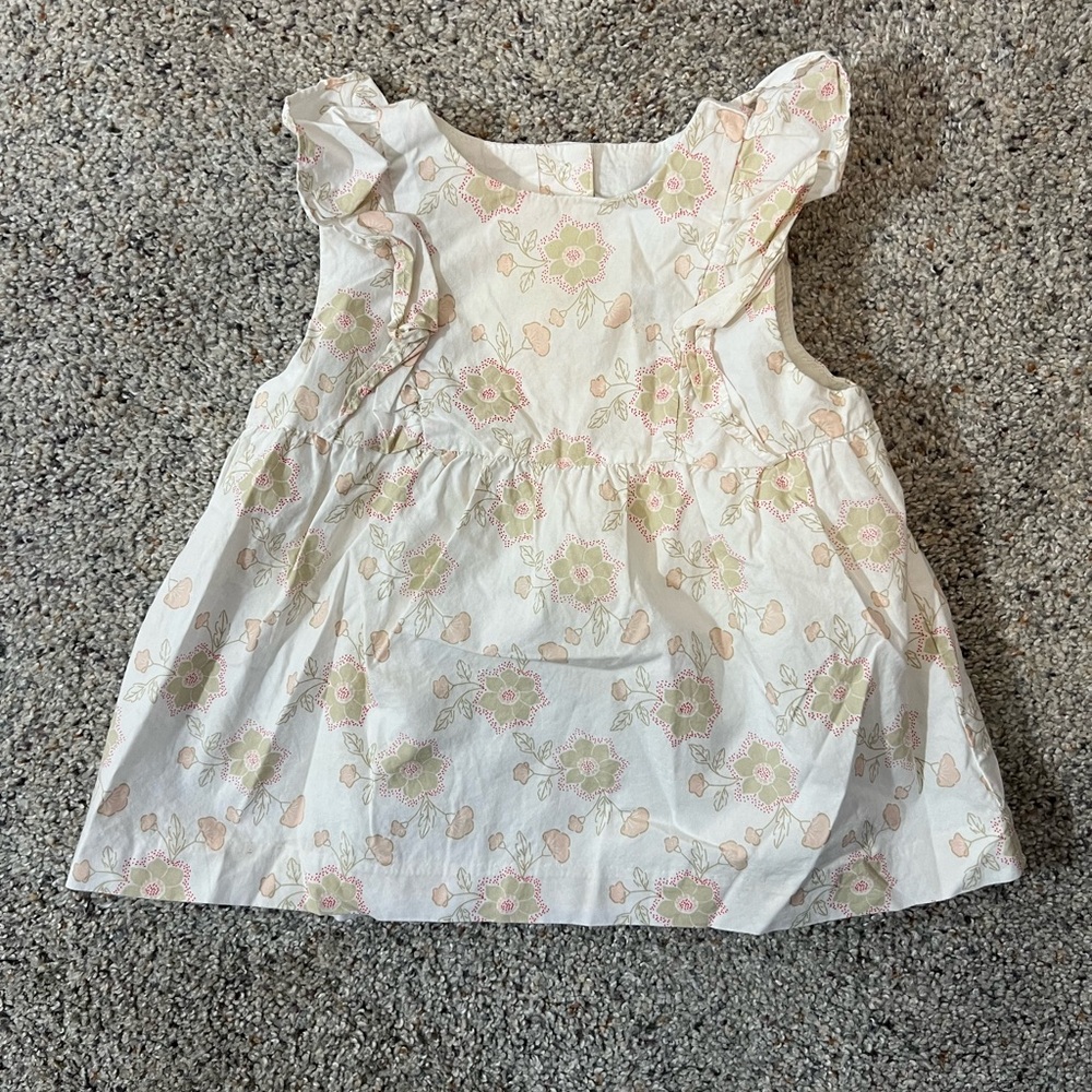 Janie & Jack Baby Floral Ruffle Dress